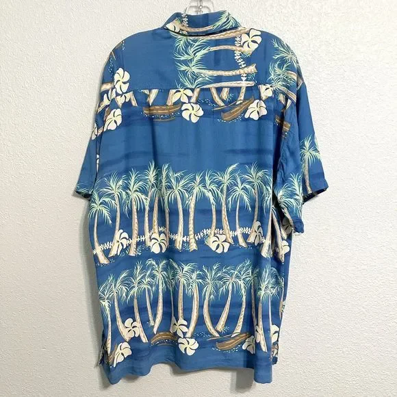 Kahala Hawaiian Shirt John Severson Mens Size XL Button Shirt Short Sleeve Rayon - Picture 2 of 11